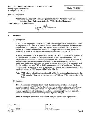 Notice PM-2859 - fsa usda