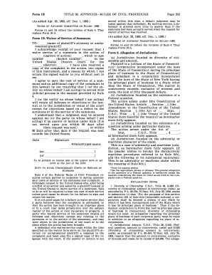 Waiver of Service of Summons