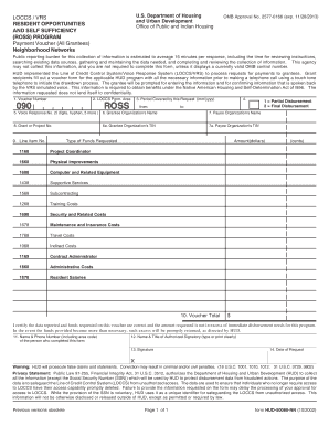HUD Payment Voucher Form
