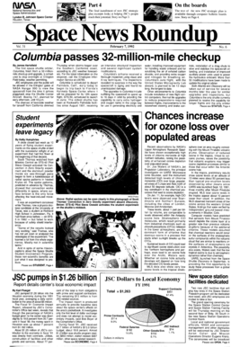 Columbia passes32-million-milecheckup - Johnson Space Center - jsc nasa