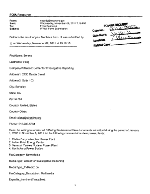 FOIA Request Form