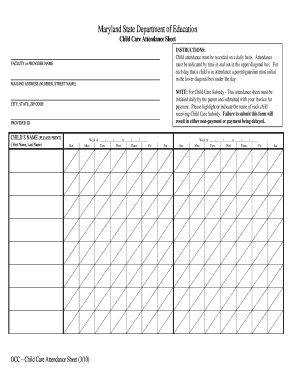 Education form templates - msde forms