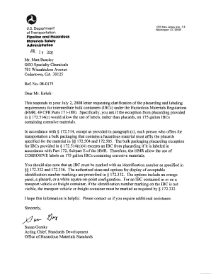 JUL 2 4 2008 - phmsa dot