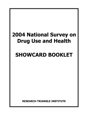 2004 National Survey on Drug Use and Health