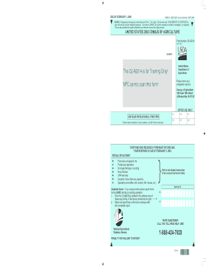 US 2002 Census of Agriculture Form