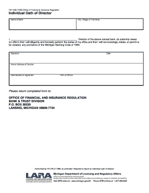 Numbers 1 30 printable pdf - fis1046 michigan form