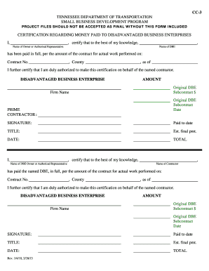 Certified payroll reporting - tdot cc3 forms