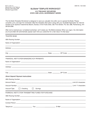 SLGSafe Template Worksheet