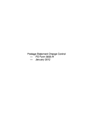 postage statement 3605 form