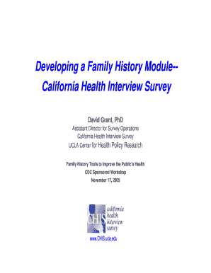 Family cancer history fillable forms