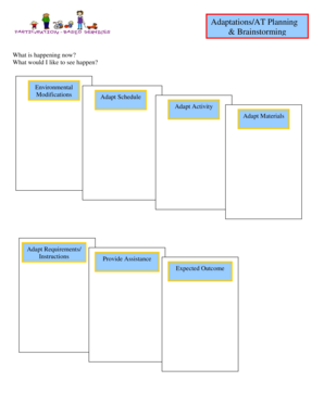 AT Planning & Brainstorming Form