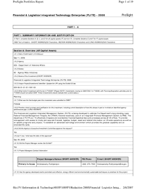 ProSight Portfolios Report