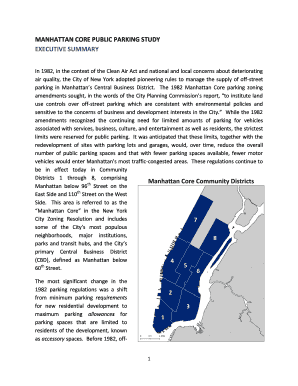 Manhattan Core Executive Summary - NYC.gov - nyc