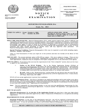 reporterstenographerda nyc test schedule form