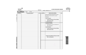 Physician's Order Form 549382A