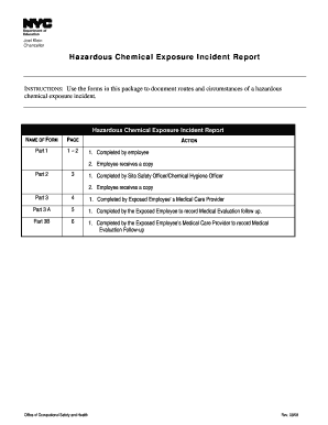 nys chemical exposure incident report form