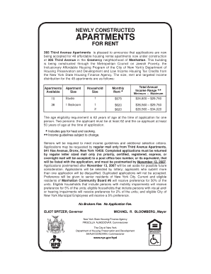 nyc affordable housing application