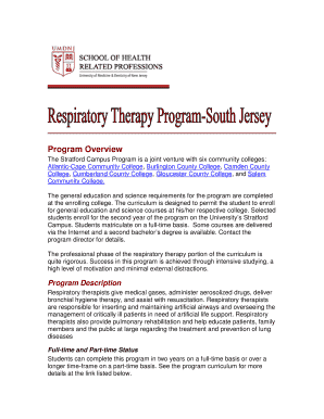 Program Overview - SHRP - shrp umdnj