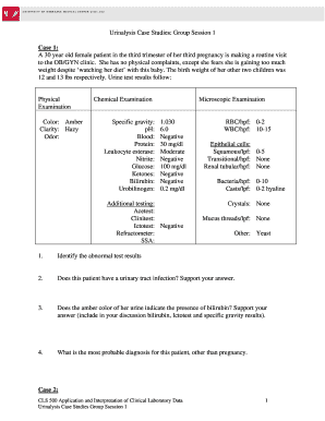 3.4.5 urinalysis case study 4