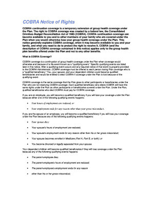 COBRA Notice of Rights - Banner Health
