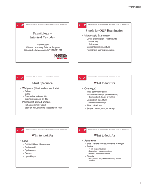 lab on cestodes on ppt form