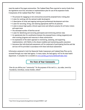 zero to three home visiting community planning tool form