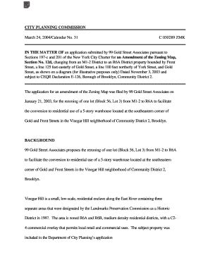 C030289ZMK - 99 Gold Street Rezoning, zoning map amendment.. Commission Report - nyc