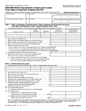 Michigan Form MI-4797
