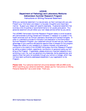 Personal statement for university examples pdf - UCDHS Department of Pathology and ... - UC Davis Health System - ucdmc ucdavis