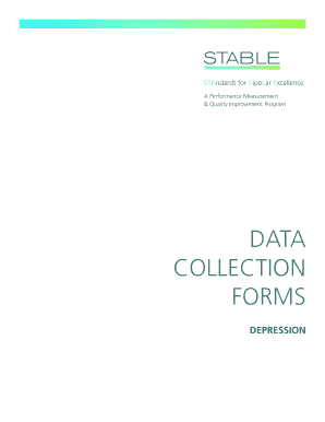 STABLE Depression Data Collection Form