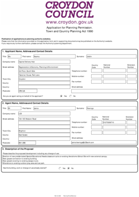 UK Planning Permission Application