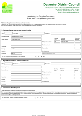 Application for Planning Permission