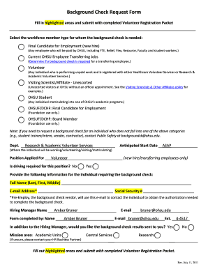 background check application filable form