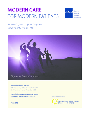 Signature Event Report - Modern Care for Modern Patients - CQCO - ontla on