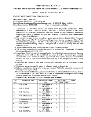 Railway booking form fillable