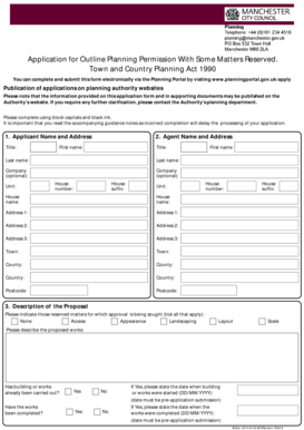 Outline Planning Permission Application