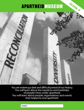 Apartheid Museum Educational Guide