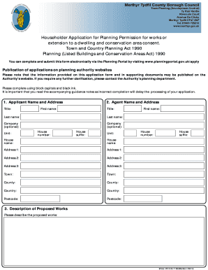 Householder Planning Permission Application