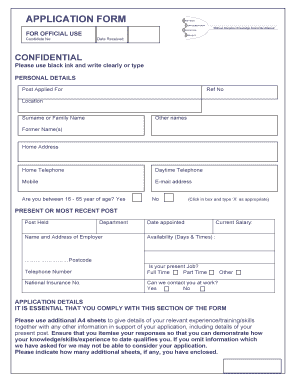 Job Application Form