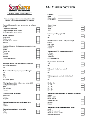 Printable survey template - format survey