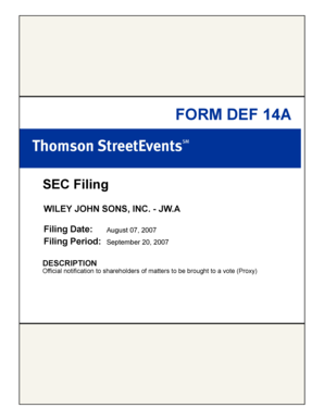 DEF 14A Proxy Statement