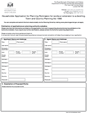 Householder Application for Planning Permission