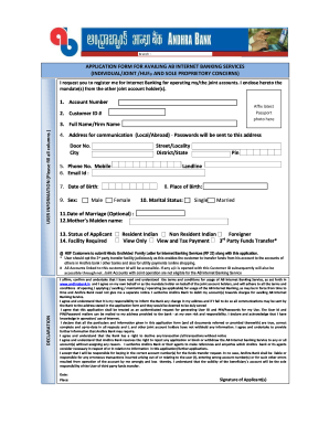andhra bank kyc documents