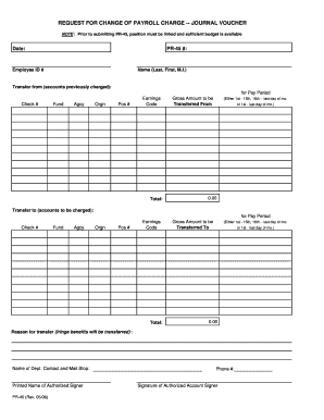 pr45 payroll form