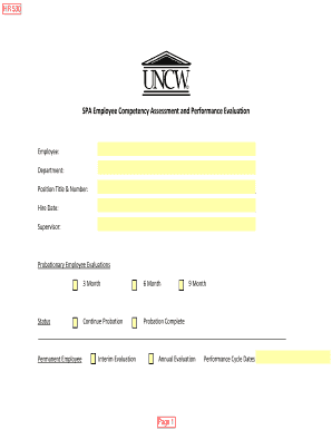 SPA Employee Competency Assessment and Performance Evaluation