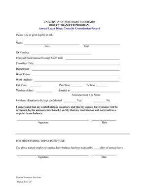 Donation form - University of Northern Colorado - unco