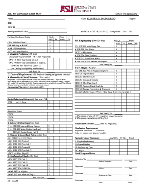 flow chart engineering asu electrical template pdffiller pdf