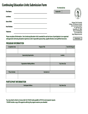 sponsorship form arkansas tech