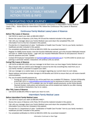 Family Medical Leave Form