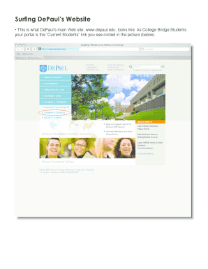 DePaul Student Portal Guide